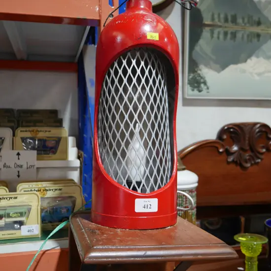 Fire extinguisher lamp