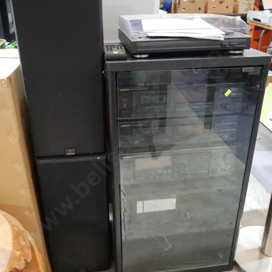 Turntable and speaker ect