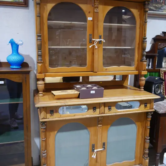 Pine kitchen cabinet