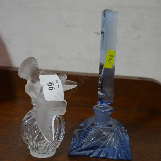 2 perfume bottles
