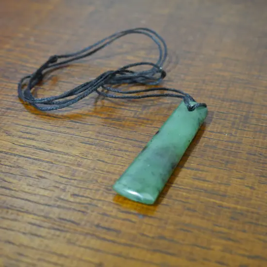 Greenstone necklace