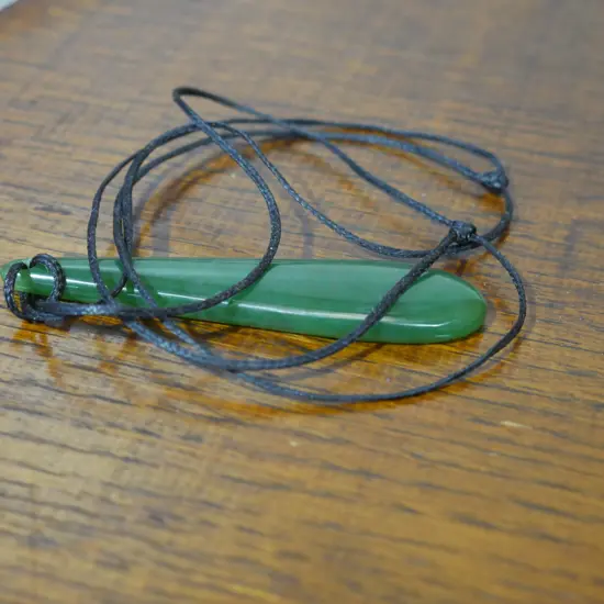 Greenstone necklace