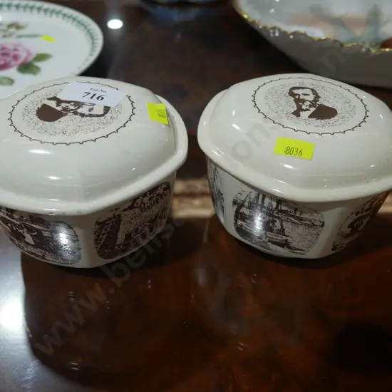 Pair Crown Lynn dishes