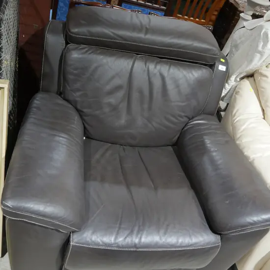 Leather armchair
