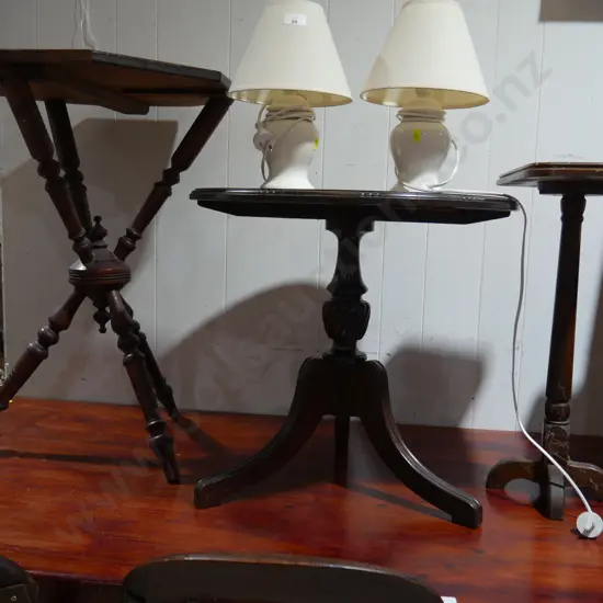 3 assorted side tables