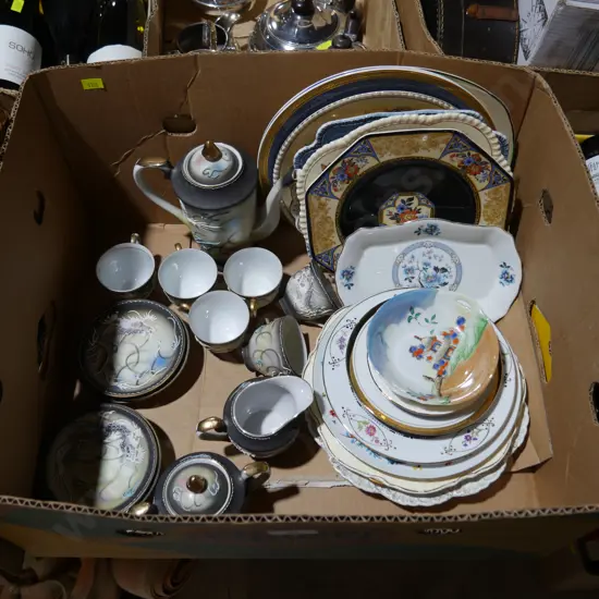 Oriental teaset, china etc