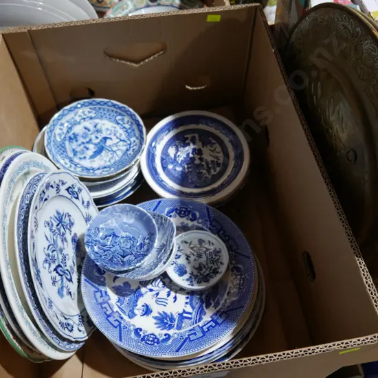 Blue & white china etc