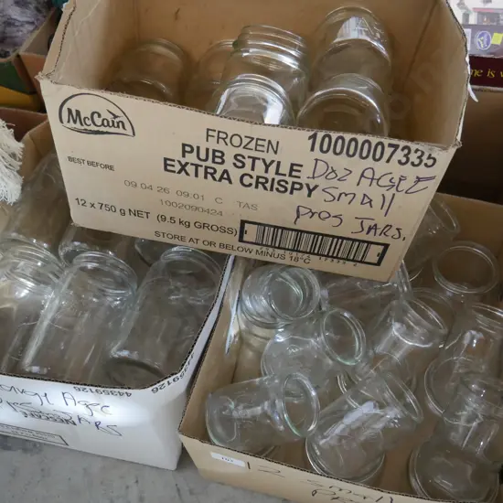 3 boxes preserving jars