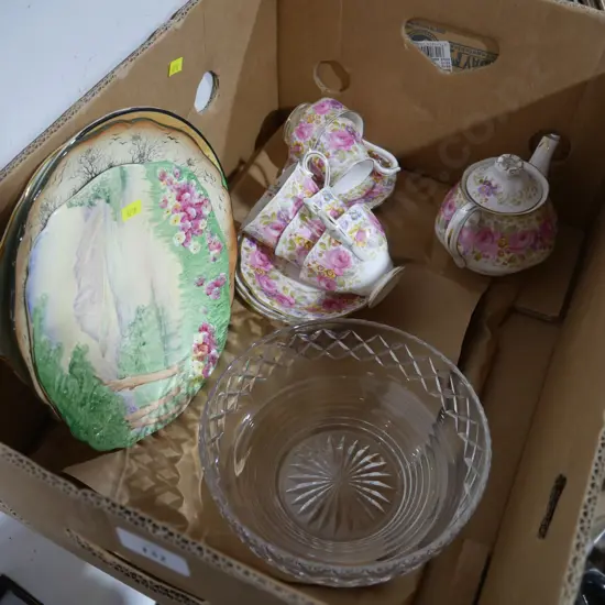 Royal Albert Serena teapot etc