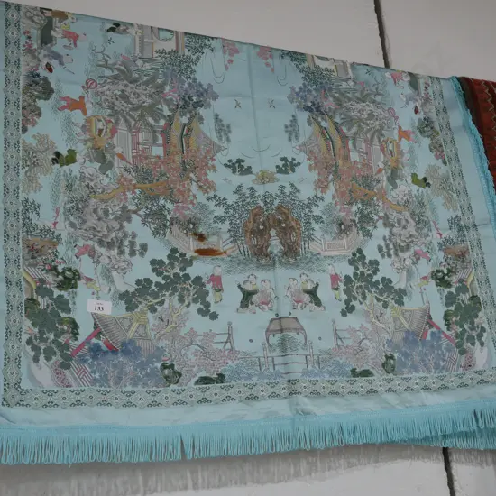 Oriental wall hanging