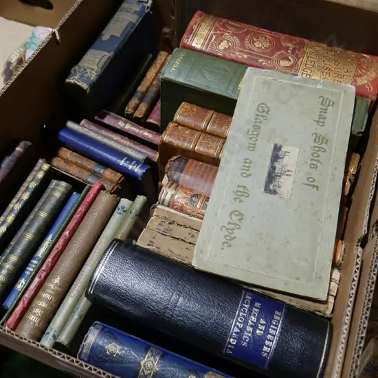 Box of old books
