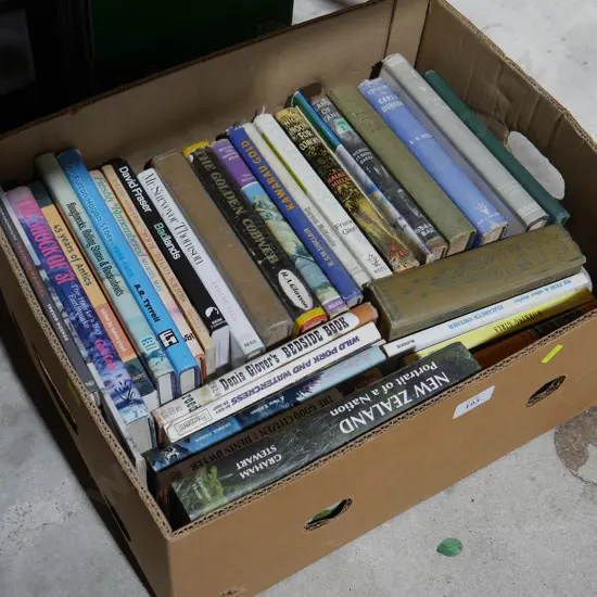 Box of NZ history books