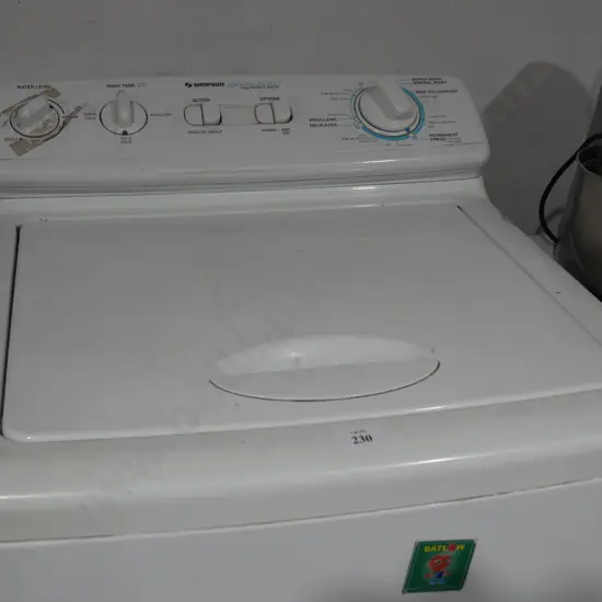 Simpson washing machine