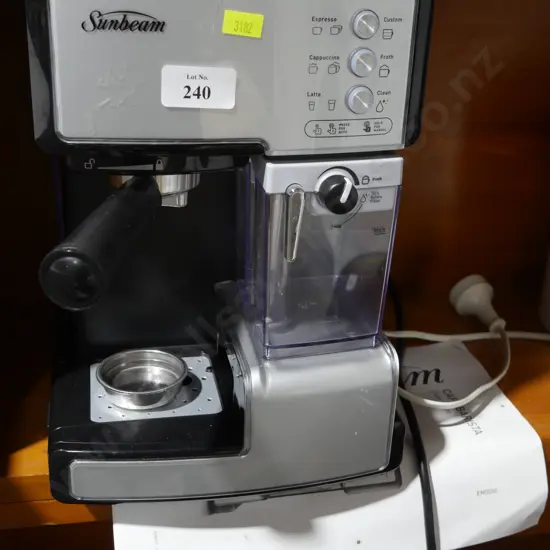 Sunbeam coffee machine