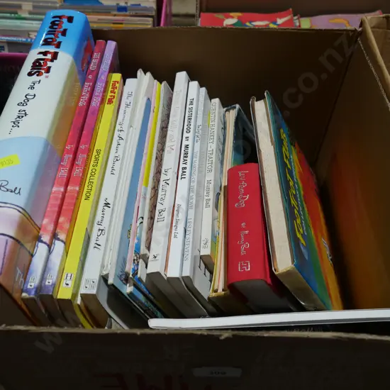 Assorted books - Murray Ball, footrot flats etc