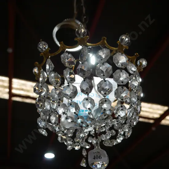 Crystal light fitting