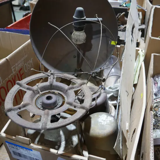 Vintage cooker, heater etc