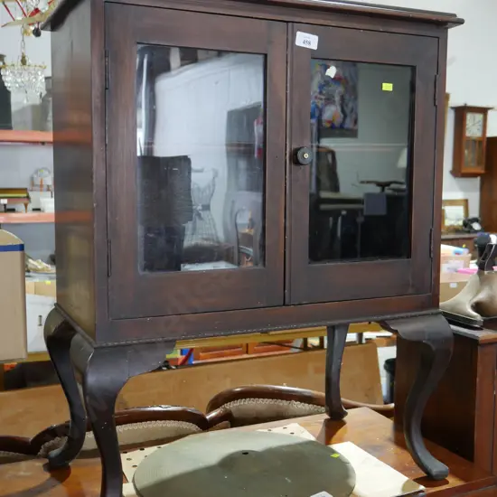 Glass fronted cabinet