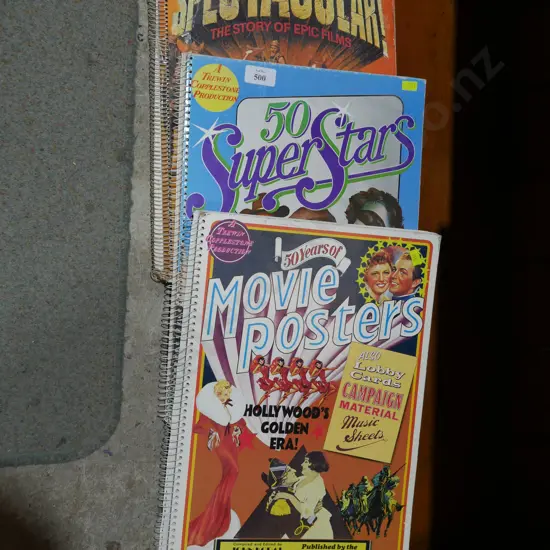 3 movie poster books