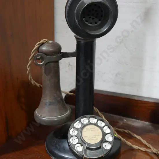 Early candlestick telephone