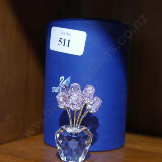 Swarovski flower display