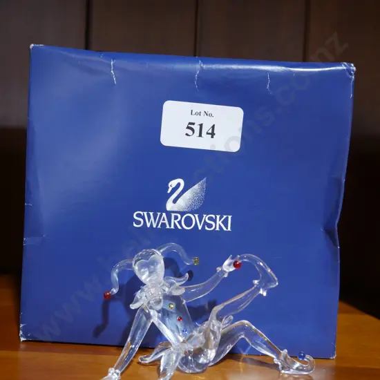 Swarovski jester figurine