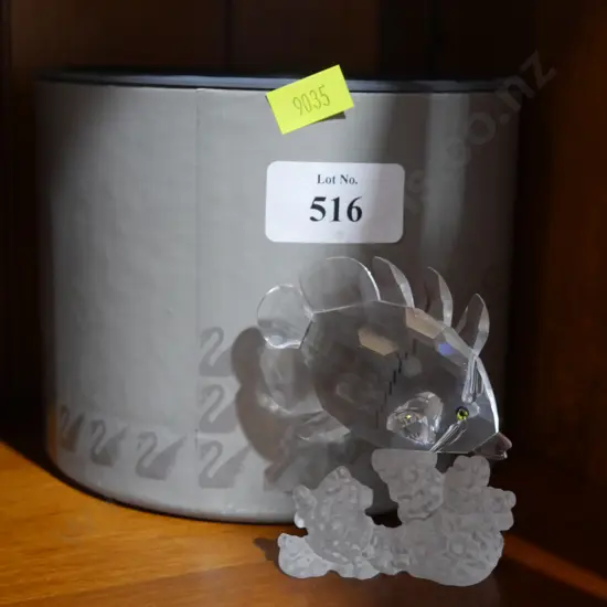 Swarovski fish in coral