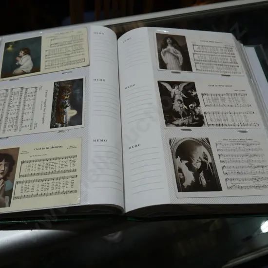 Vintage postcard album