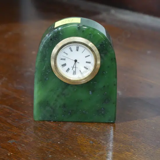 Greenstone bedside clock