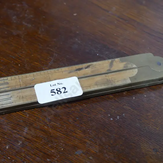 2 foot folding boxwood rule