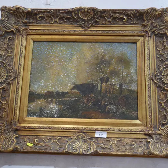 Gilt frame painting