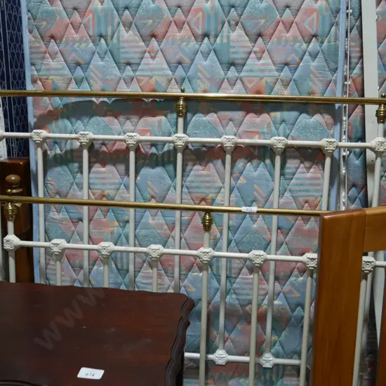 Brass head board double