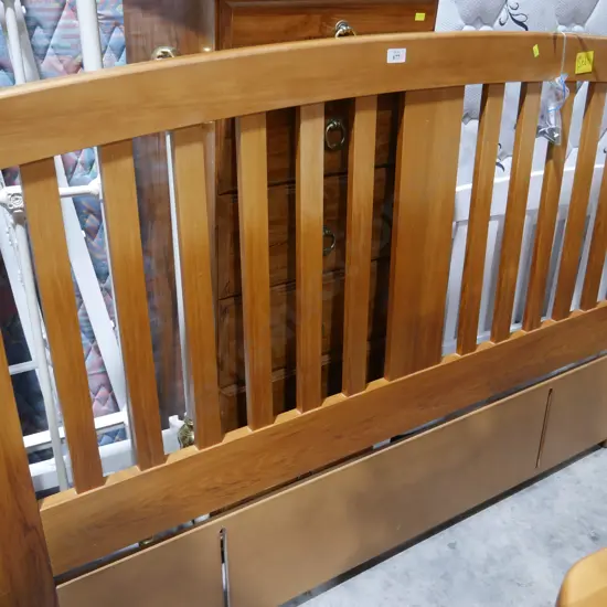 Solid wood queen headboard