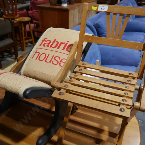 Childs fold up chair & gout stool
