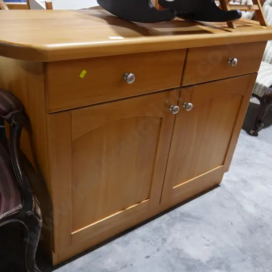 Solid wood sideboard