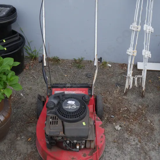 Rover petrol lawn mower