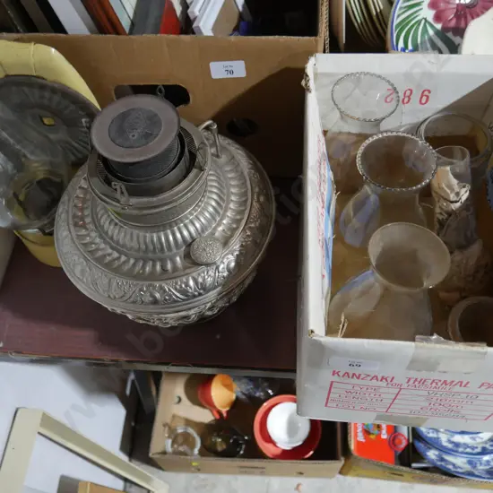 Kero lamps and funnels