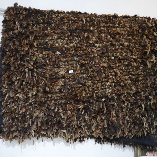 Possum skin rug