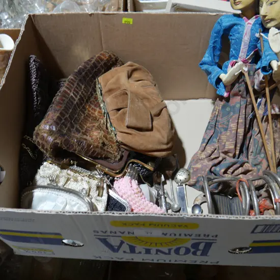 Purses and puppets etc