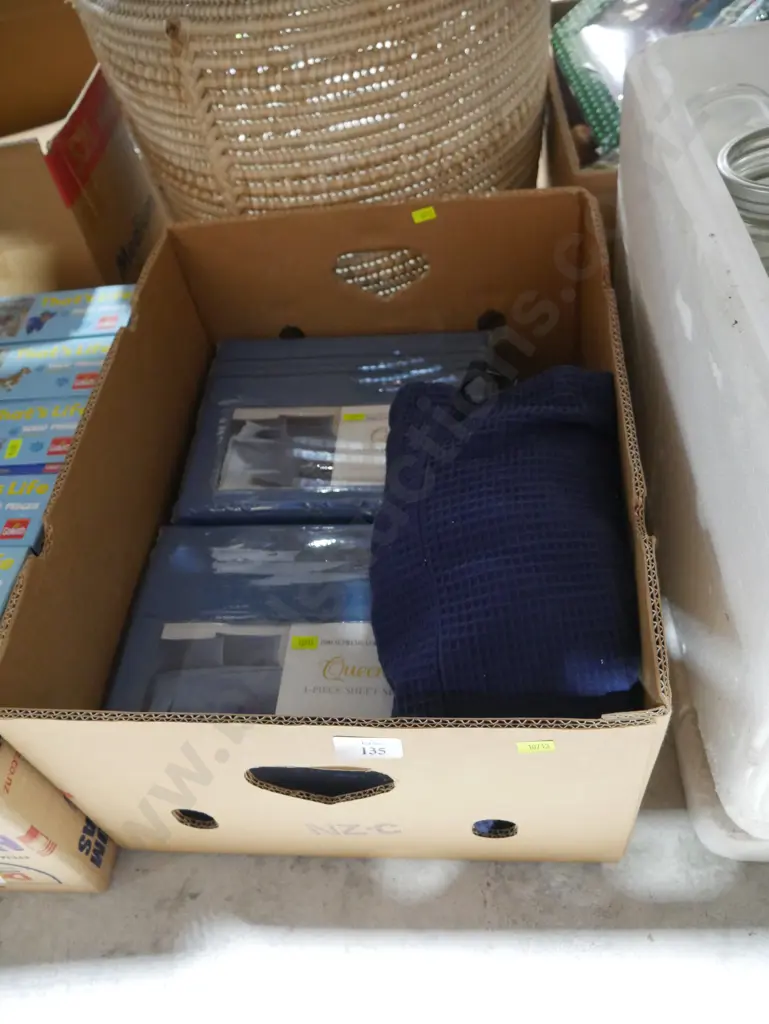 Two new four-piece queen sheet sets etc Image 1++