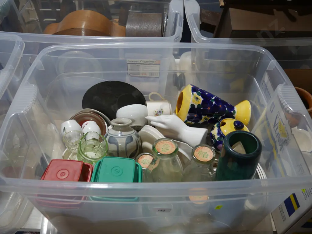 Glass milk bottles etc Image 1++