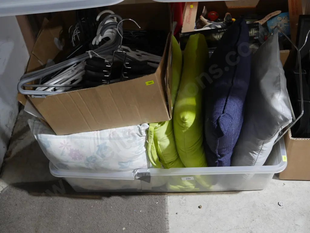 Cushions and coat hangers Image 1++
