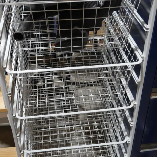 Wire storage drawers