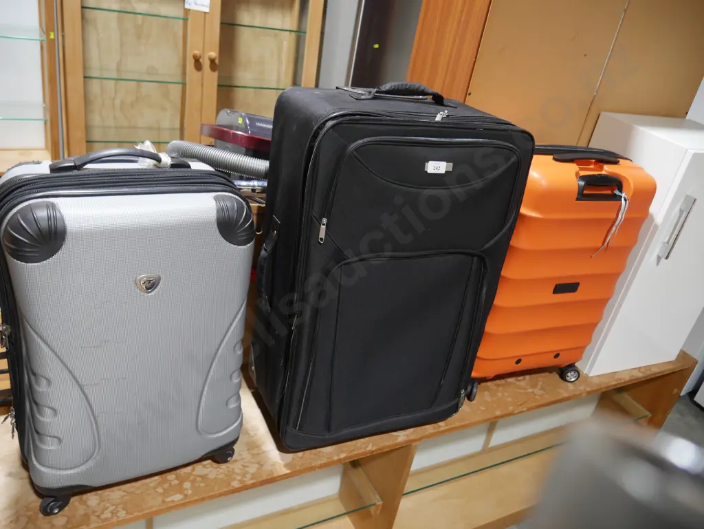 Two hard shell suitcases etc Image 1++