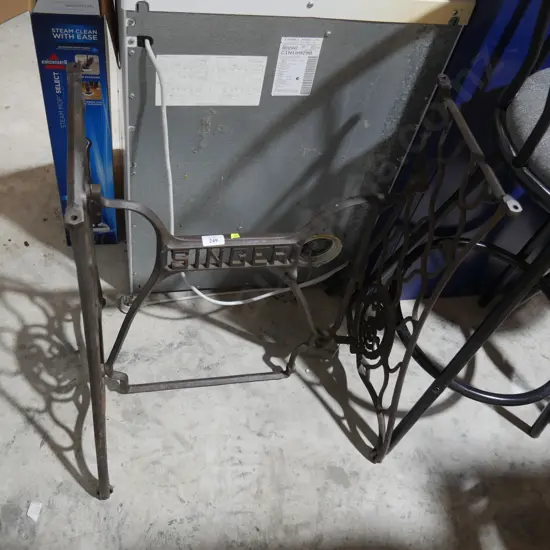 Singer sewing machine base