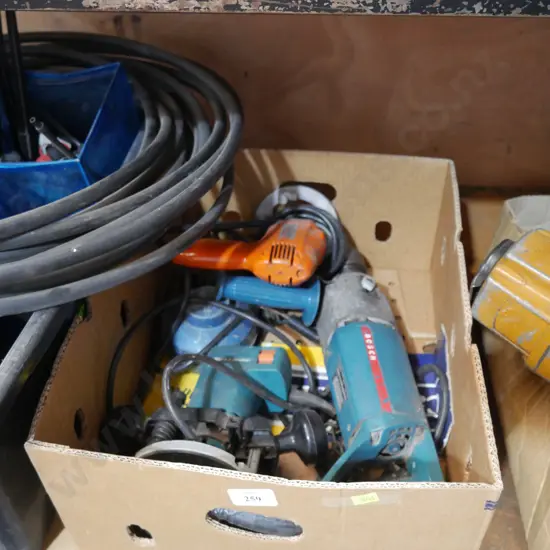 Box of electric power tools