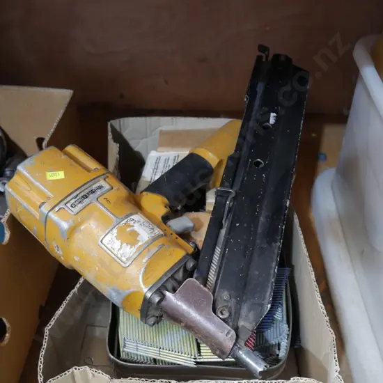 Stanley nail gun and nails