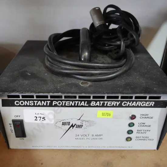Constant potential battery charger