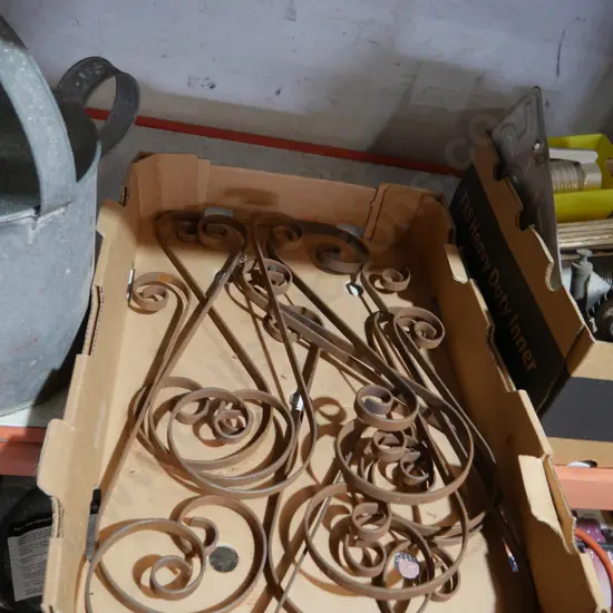 Metal scalloped parts