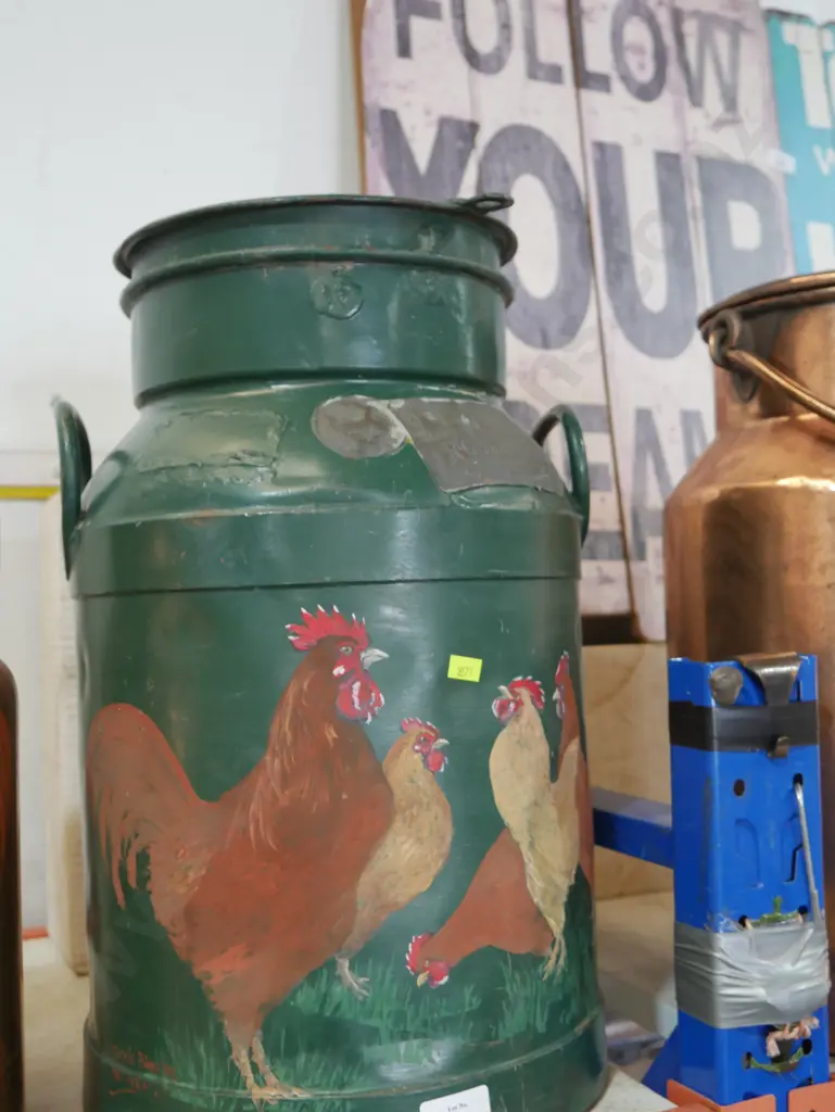 Painted milk can Image 1++